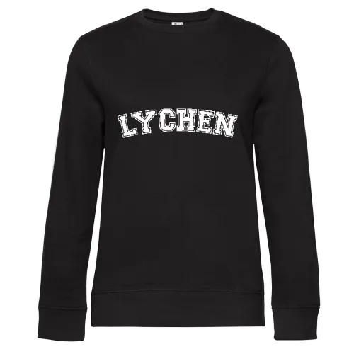 Lychen Sweat Frauen Queen Crew Neck