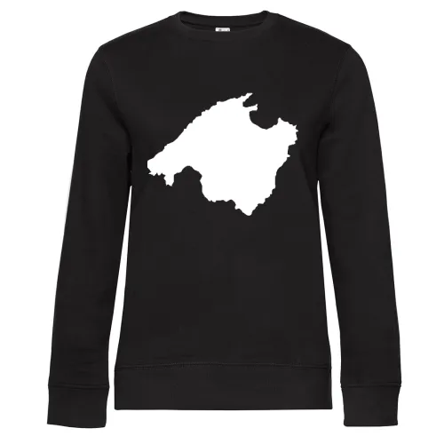 Mallorca Umriss Sweat Frauen Queen Crew Neck