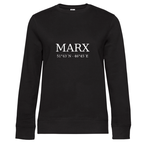Marx Koordinaten Sweat Frauen Queen Crew Neck