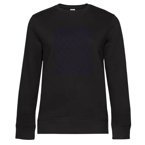 Maschendrahtzaun Sweat Frauen Queen Crew Neck