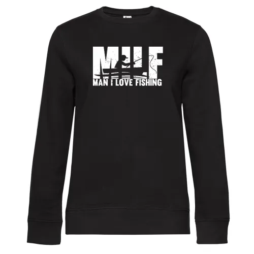 MILF Lustiges Angler Design Frauen Sweat