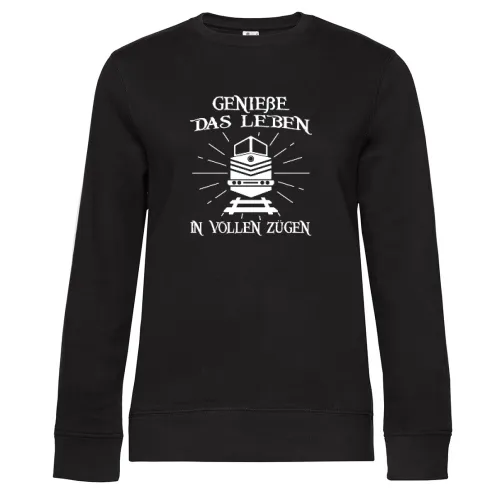 Modelleisenbahn Modellbau Zug Eisenbahn Geschenk Sweat Frauen Queen Crew Neck