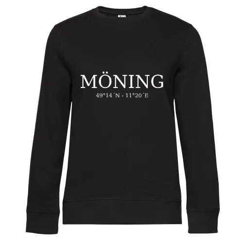 Möning Koordinaten Sweat Frauen Queen Crew Neck