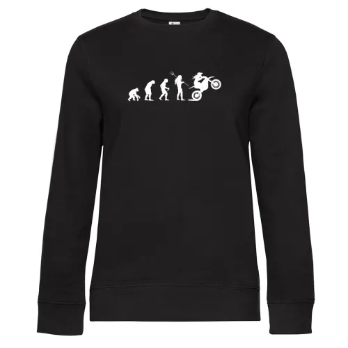 Motocross Evolution Damen Cross Enduro Bikerin Sweat