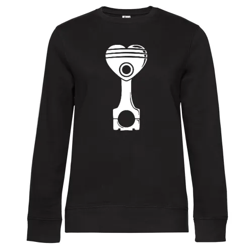 Motorkolben Herz Frauen Sweat