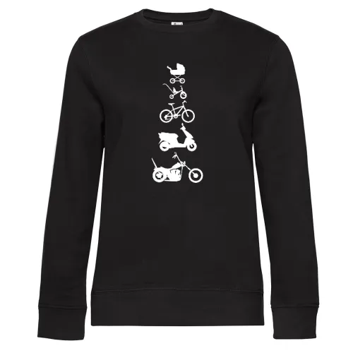 Motorrad Chopper Evolution Front Frauen Sweat Motorrad Chopper Evolution Front Sweat