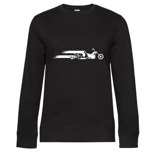 Motorrad Chopper Evolution Schweif Frauen Sweat Motorrad Chopper Evolution Schweif Sweat