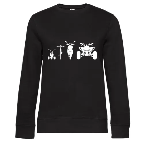 Motorrad Quad Evolution Front Frauen Sweat Motorrad Quad Evolution Front Sweat