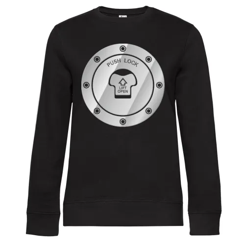 Motorrad Tankdeckel silber 3D Sweat