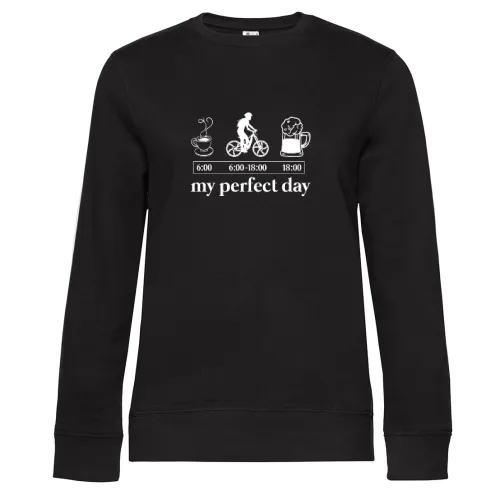 Mountainbiker Perferkter Tag Ebike Radfahrer Sweat Frauen Queen Crew Neck