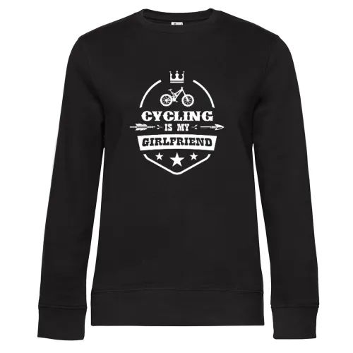 MTB Radfahrer Freundin Mountainbiker Fahrradfahrer Frauen Sweat MTB Radfahrer Freundin Mountainbiker Fahrradfahrer Sweat