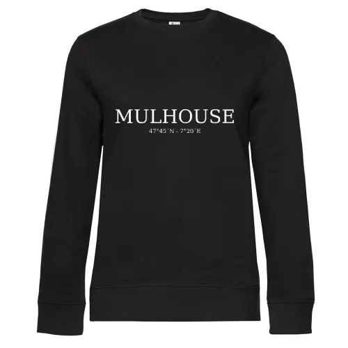 Mulhouse Koordinaten Sweat Frauen Queen Crew Neck