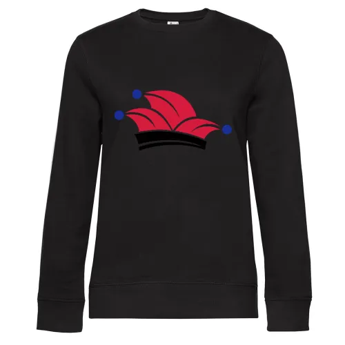 Narrenkappe Karneval Sweat Frauen Queen Crew Neck