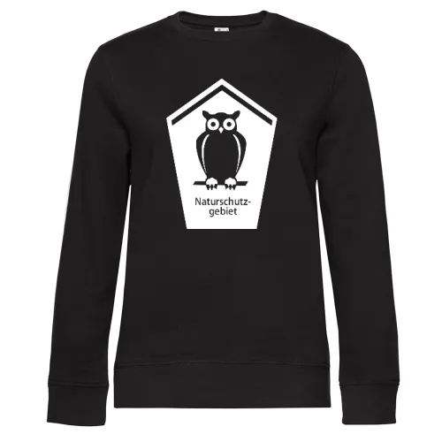 Naturschutzgebietschild Sweat Frauen Queen Crew Neck