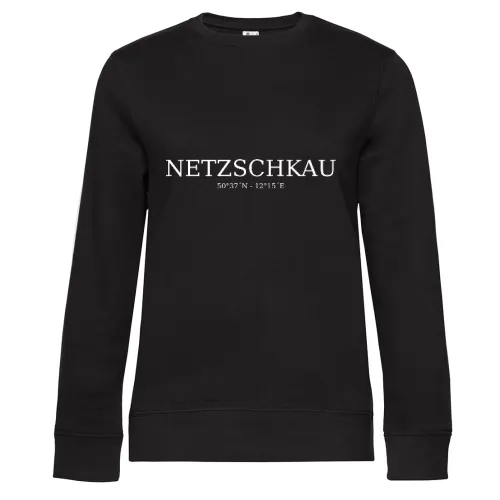 Netzschkau Koordinaten Sweat Frauen Queen Crew Neck
