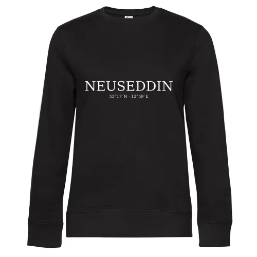 Neuseddin Koordinaten Sweat Frauen Queen Crew Neck