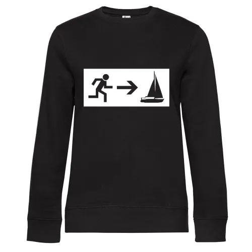 Notausgang Segelboot Frauen Sweat