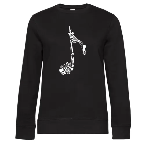 Note aus Musikinstrumenten Frauen Sweat