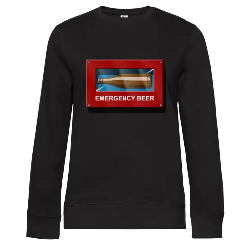 Notfall Bier Box Emergency Beer Frauen Sweat Notfall Bier Box Emergency Beer Sweat