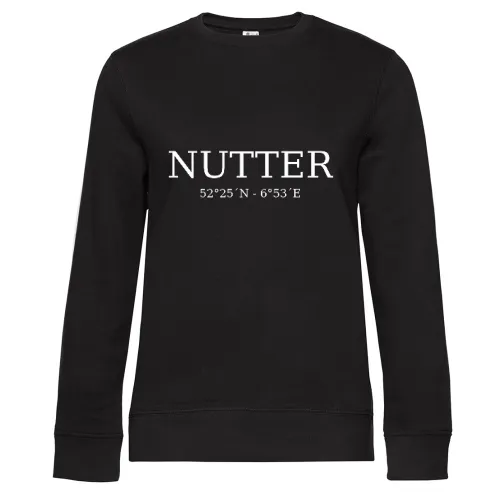Nutter Koordinaten Sweat Frauen Queen Crew Neck