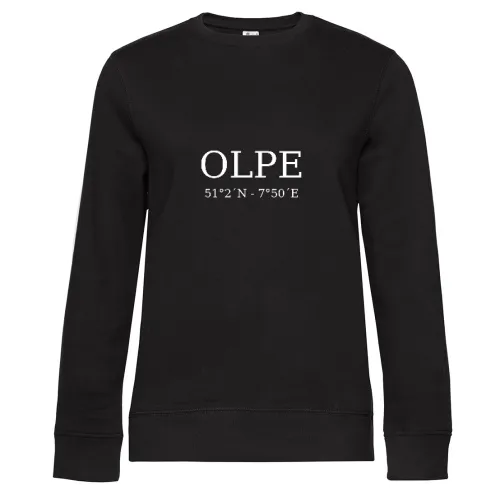 Olpe Koordinaten Sweat Frauen Queen Crew Neck