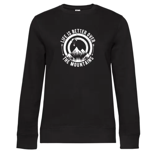 Paragliding Gleitschirmfliegen Gleitschirm Spruch Sweat Frauen Queen Crew Neck
