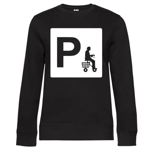 Parken mit Rollator Sweat Frauen Queen Crew Neck