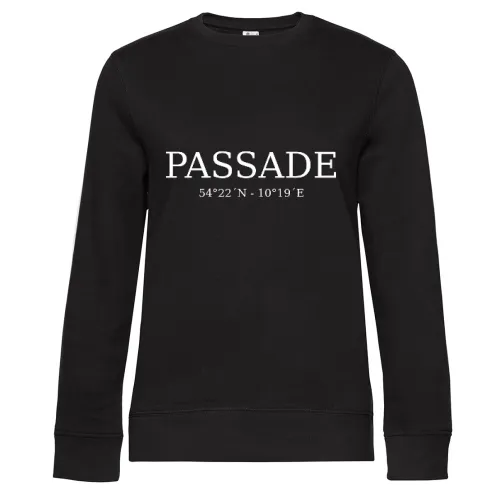 Passade Koordinaten Sweat Frauen Queen Crew Neck