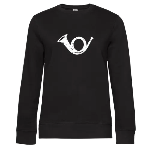 Post Postbote Horn Kostüm Briefträger Zusteller Sweat Frauen Queen Crew Neck