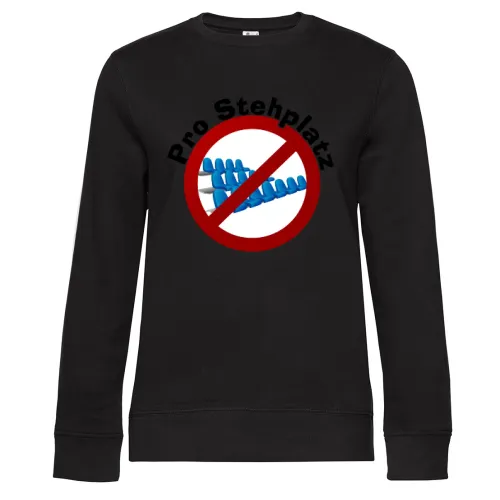 Pro Stehplatz Shirt 2.0 Sweat Frauen Queen Crew Neck