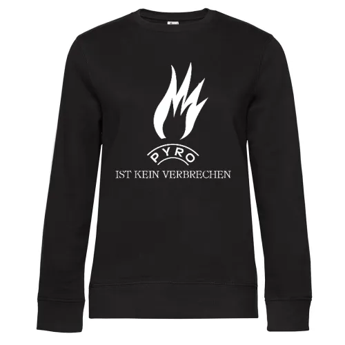 Pyrotechnik legalisieren Shirt Sweat Frauen Queen Crew Neck