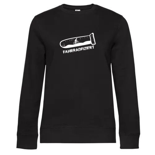 Radfahrer Fahrradfiziert - Fahrradfahrer Virus Sweat Frauen Queen Crew Neck