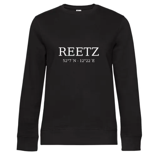 Reetz Koordinaten Sweat Frauen Queen Crew Neck