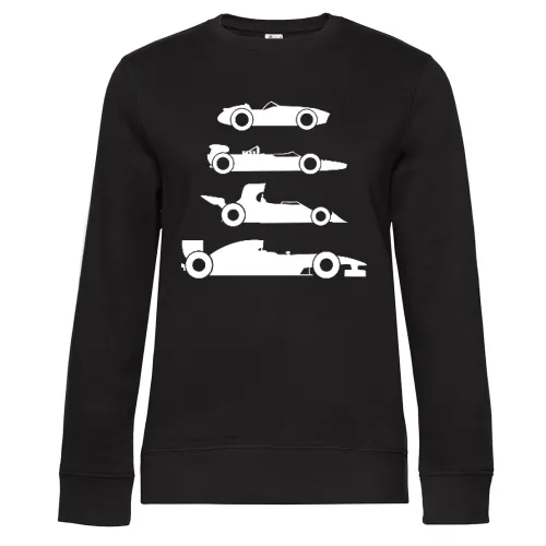 Rennauto Evolution Sweat Frauen Queen Crew Neck