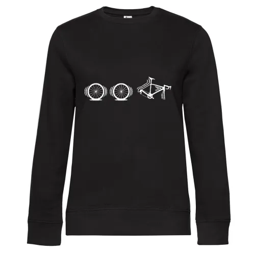 Rennrad Bremsen Sweat Frauen Queen Crew Neck