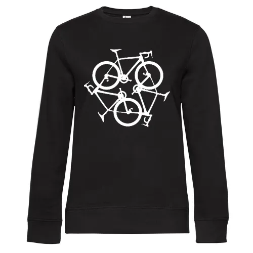 Rennrad Dreieck Sweat Frauen Queen Crew Neck