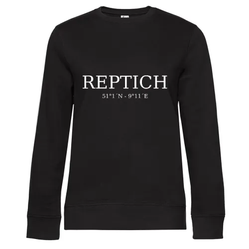 Reptich Koordinaten Sweat Frauen Queen Crew Neck