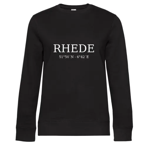 Rhede Koordinaten Sweat Frauen Queen Crew Neck