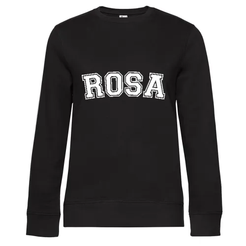 Rosa Sweat Frauen Queen Crew Neck
