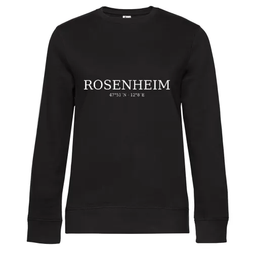 Rosenheim Koordinaten Sweat Frauen Queen Crew Neck