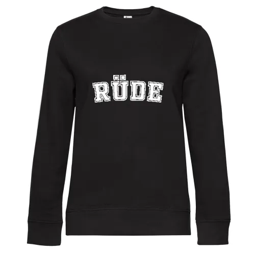 Rüde Sweat Frauen Queen Crew Neck