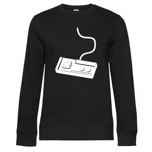 S Game Controller Sweat Frauen Queen Crew Neck
