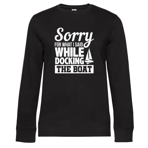 Schimpfender Bootsfahrer, Segelboot Fahrer Sweat