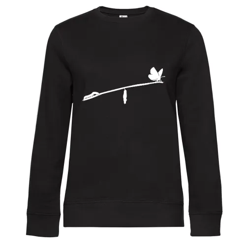 Schmetterling Evolution Sweat Frauen Queen Crew Neck