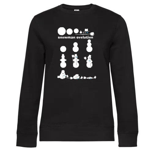 Schneemann Kit Evolution Sweat Frauen Queen Crew Neck