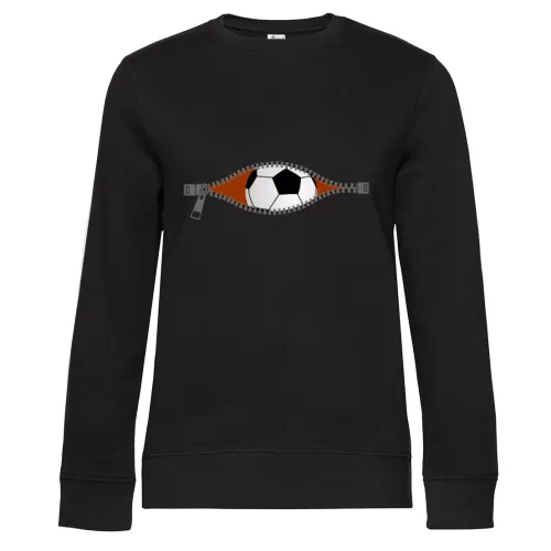 Schwanger Fußball Reißverschluss Sweat