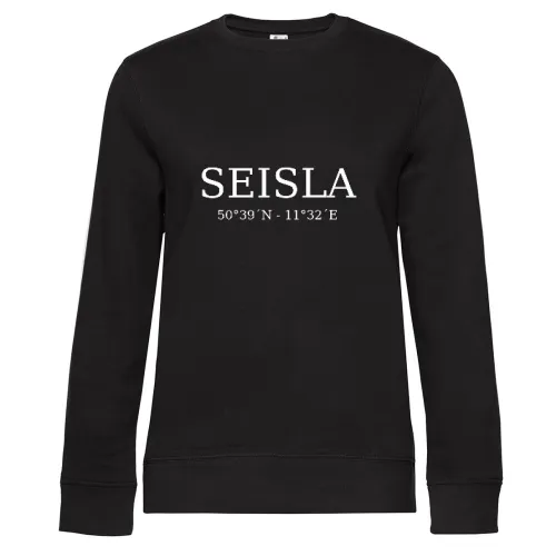 Seisla Koordinaten Sweat Frauen Queen Crew Neck