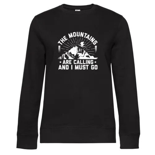 Ski Mountains Are Calling - Skifahrer Geschenk Sweat Frauen Queen Crew Neck