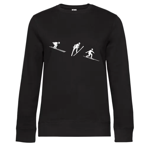 Skispringer Evolution Sweat Frauen Queen Crew Neck