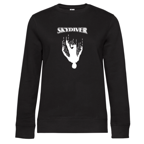 Skydiver Headdown Skydive Freefly Freestyle Sweat Frauen Queen Crew Neck